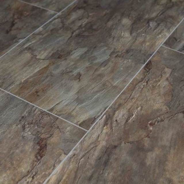 Falquon High Gloss Grizzly Slate Laminate Tile Flooring 8mm  Laminate Flooring