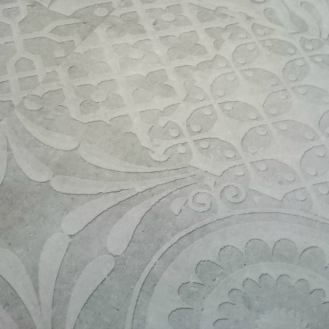 Falquon Quadraic Relief White Laminate Tile Flooring 8mm Laminate Flooring