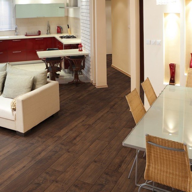 Kronotex Exquisit Nostalgia Teak Laminate Flooring 8mm