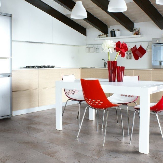 Kronotex Mega Plus Naxos Laminate Tile Effect Flooring 8mm Laminate Flooring