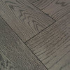 Engineered Herringbone Brushed UV Oil Artemis Grey Oak Thumbnail