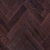Engineered Herringbone Wenge Black Flooring 18mm x 120mm Thumbnail