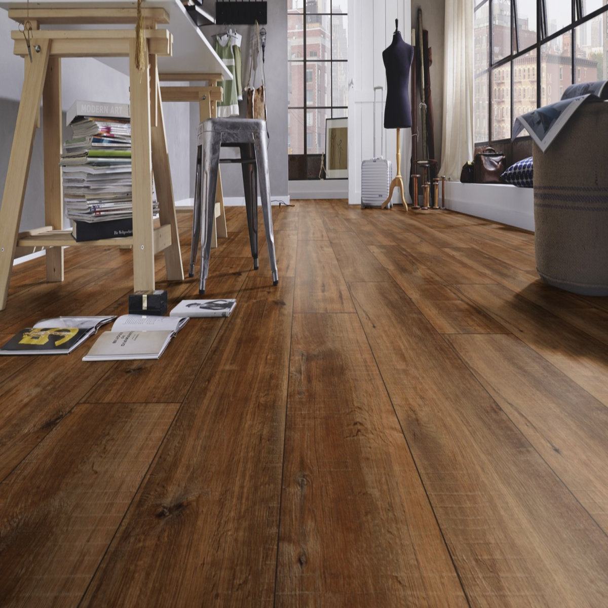Kronotex Exquisit Plus Gala Oak Nature Laminate Flooring 8mm Kronotex
